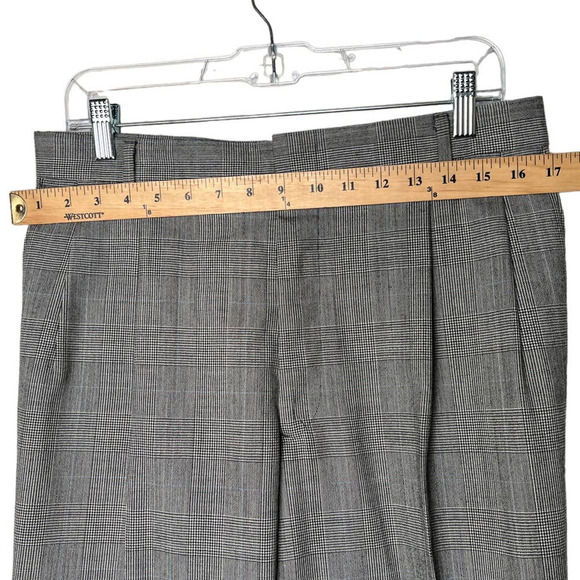 Botany 500 Mens 42R 2 Piece Suit Jacket Wool Blazer Dress Pant 32x30 Plaid Gray - Picture 9 of 14